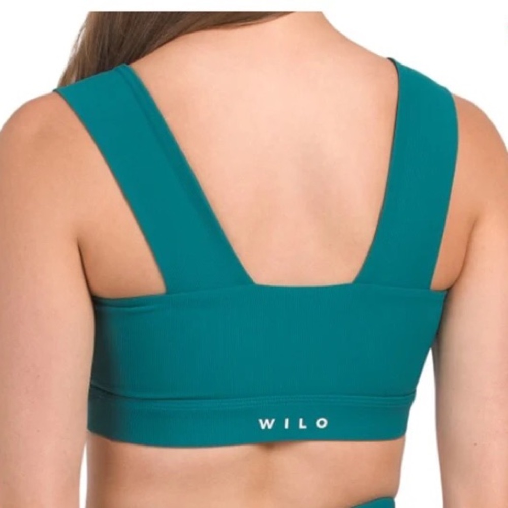 Wilo the Label Like New Everglades Teal Sports Bra Medium